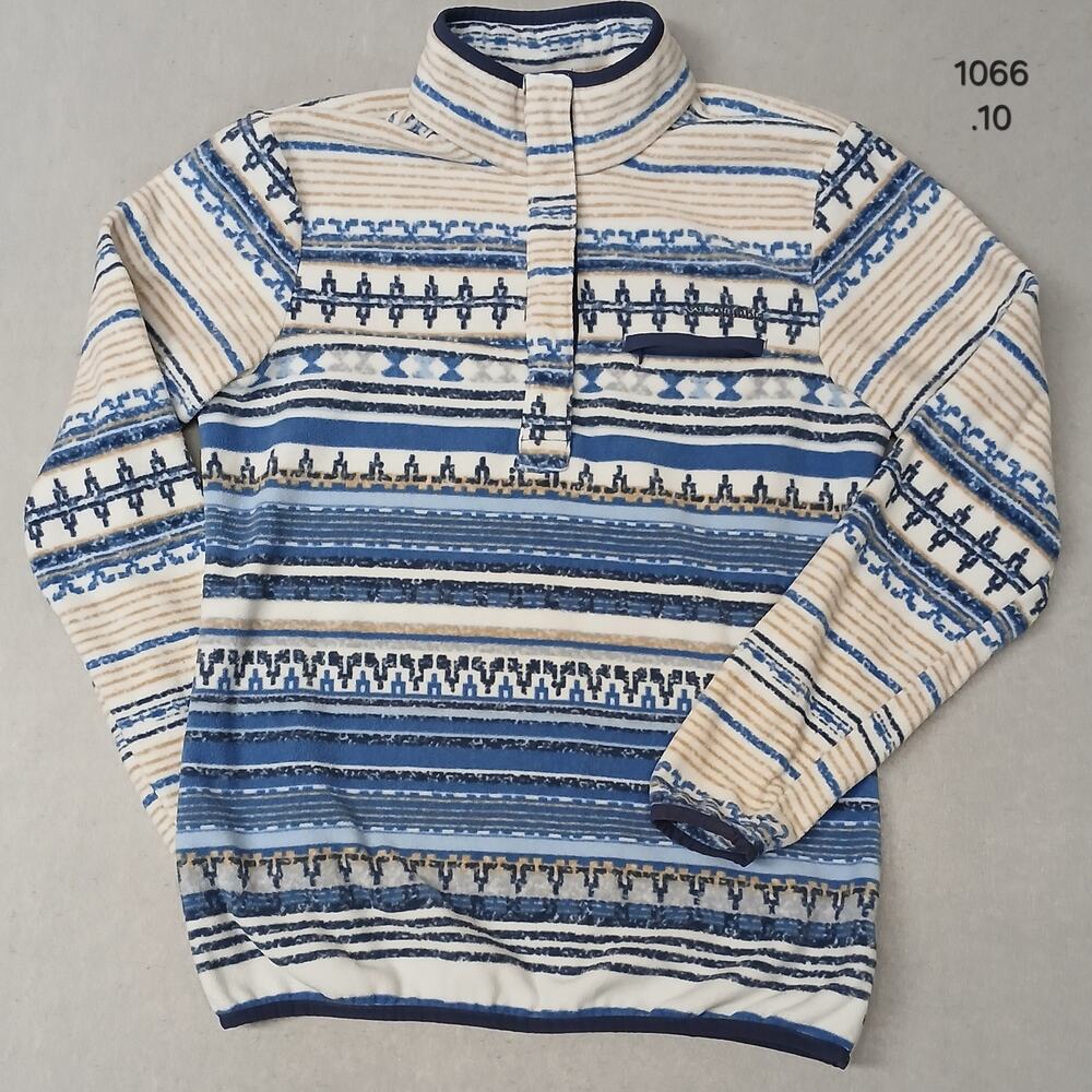 Columbia (Medium) Vintage Multicolor Aztec Fleece Pullover